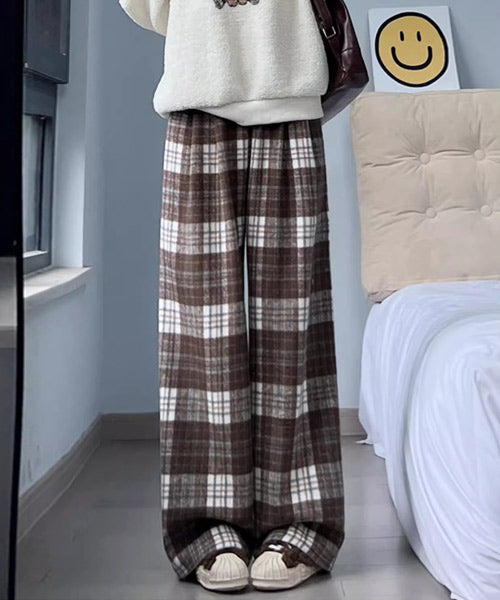 チェック柄イージーパンツ / 15420