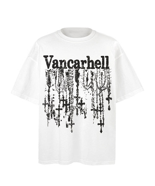 クロスプリントTシャツ / 15769