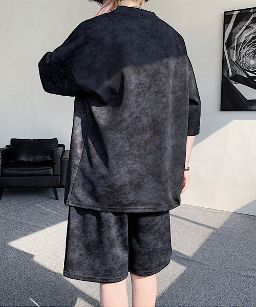 タイダイ柄半袖Tシャツ＆ショートパンツ セットアップ / 15709