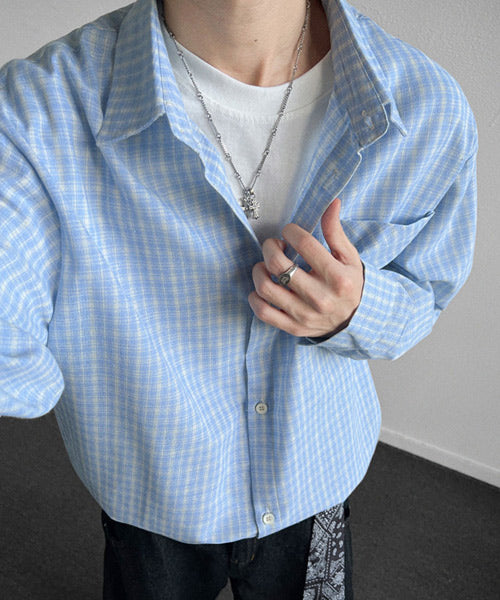 レトロチェック柄シャツ / 15711