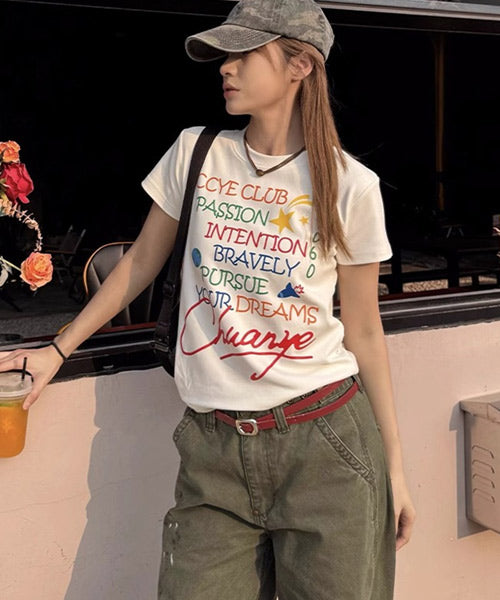レタリングロゴTシャツ / 15805