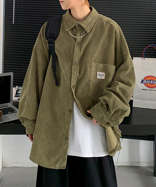 オーバーサイズコーデュロイシャツ / 15594