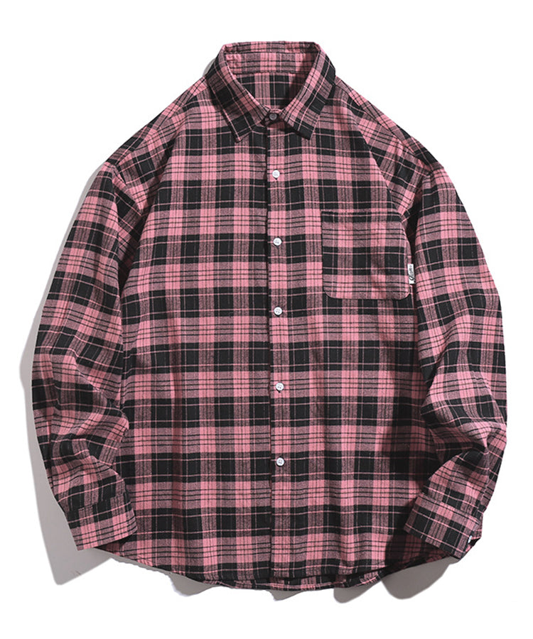 Supreme チェック柄 長袖シャツ ピンク 【公式通販】
