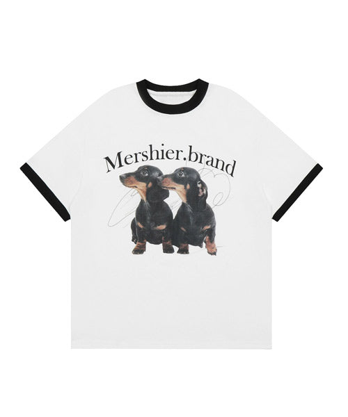 ダックスフンドリンガーTシャツ / 15840