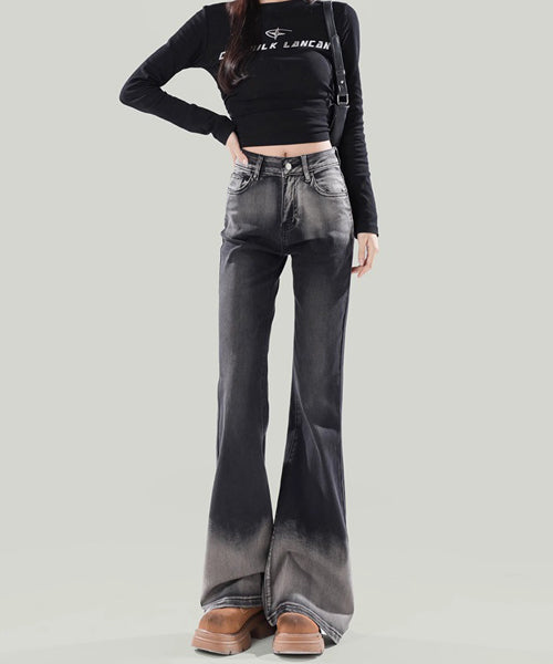 グラデーションフレアデニムパンツ / 15587