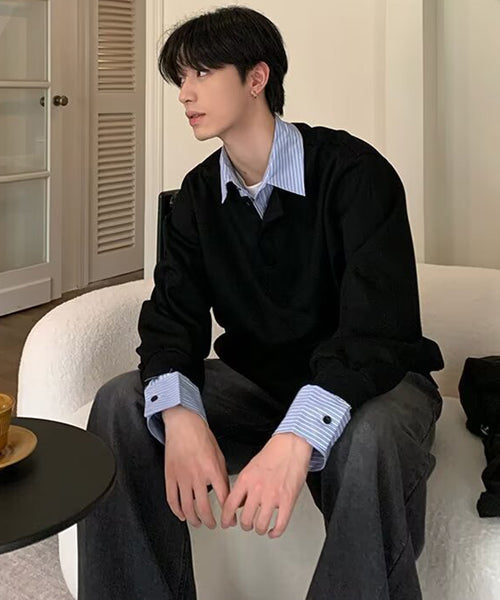 フェイクレイヤードスウェット / 15585