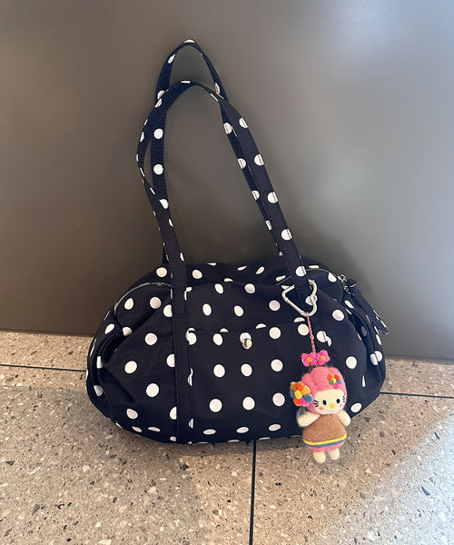ドット柄ボストンバッグ / 15342