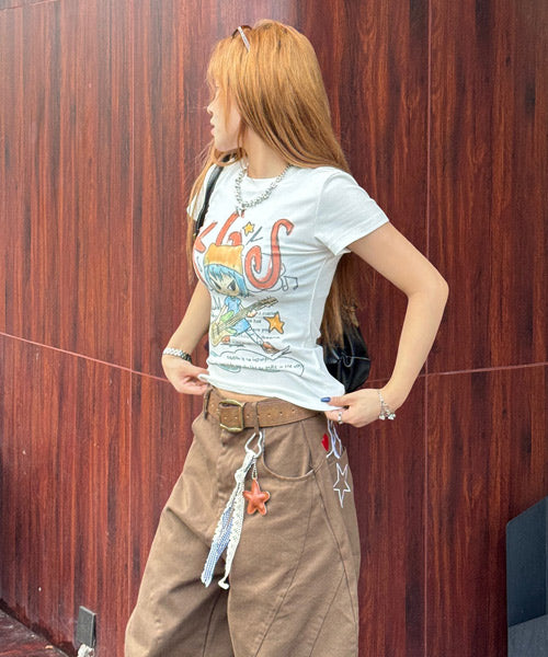 バック刺繍ロゴパンツ / 15449