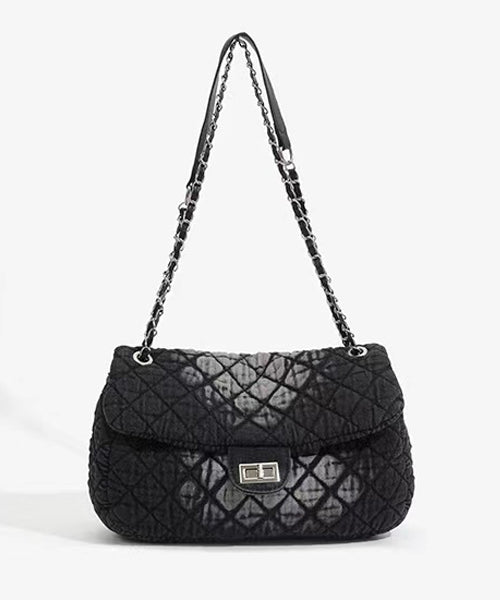 デニムキルティングチェーンショルダーバッグ / 15590