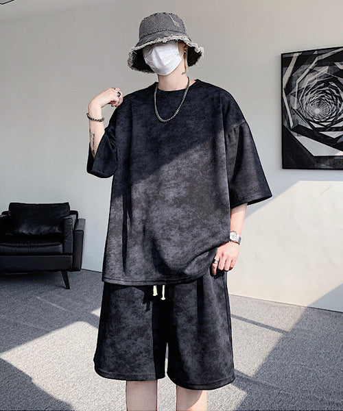 タイダイ柄半袖Tシャツ＆ショートパンツ セットアップ / 15709