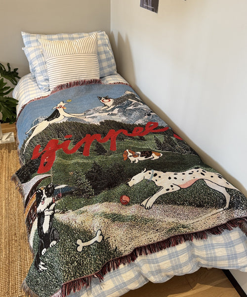アニマル柄ラグ ブランケット / 15740