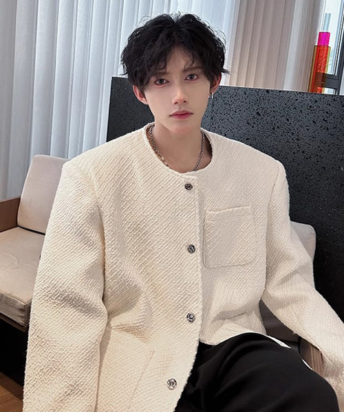 ツイードノーカラージャケット / 15550