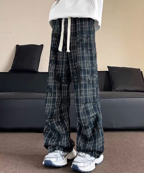 チェック柄イージーパンツ / 15167