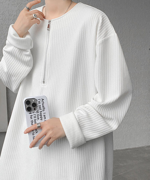 ハーフジップロンT / 15211