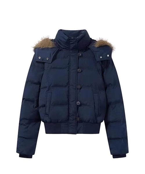 ファーフードダウンジャケット / 15339