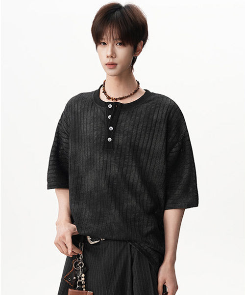 ヘンリーネックTシャツ / 15920