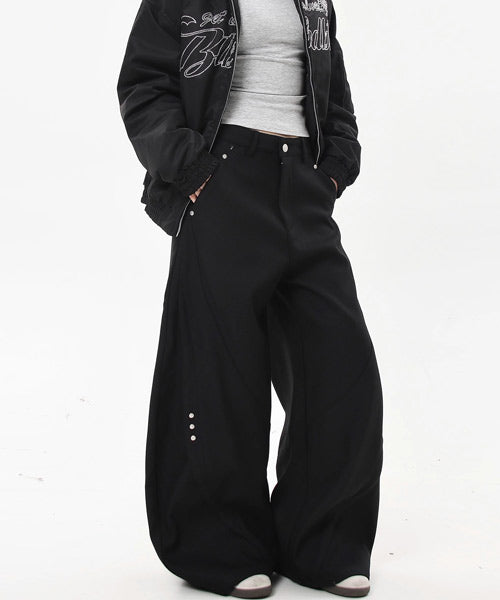 スタッズカーブパンツ / 15404