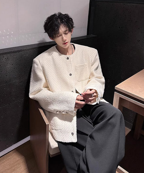 ツイードノーカラージャケット / 15550