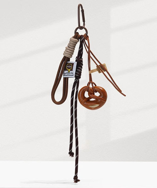 チョコレート ドーナツ カラビナ付きチャーム / 15309