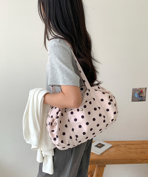 ドット柄ボストンバッグ / 15342
