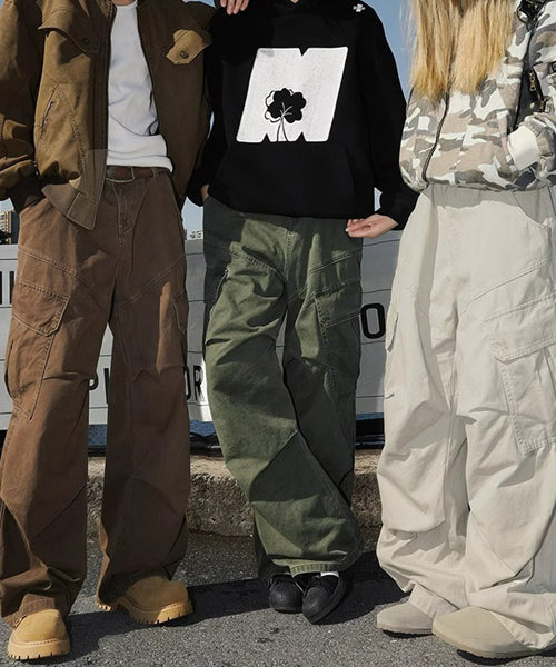 ギャザーワイドカーゴパンツ / 15543