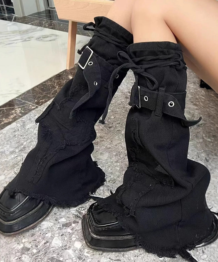 ダメージ加工レッグカバー / 16228