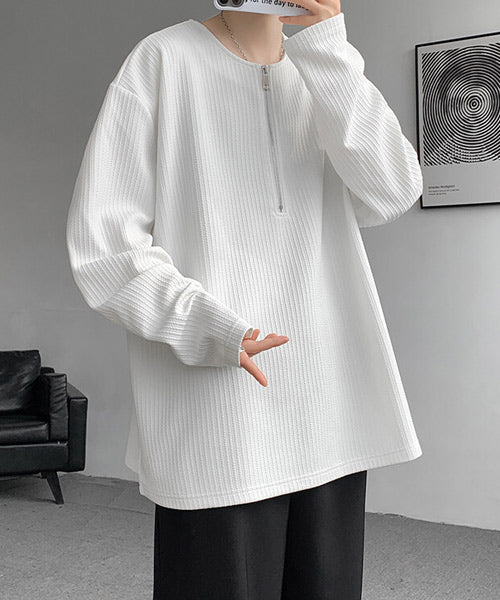 ハーフジップロンT / 15211