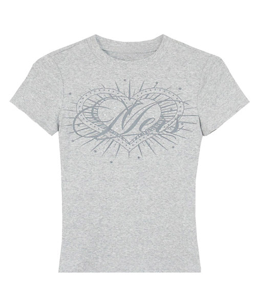 ハートプリントTシャツ / 15803