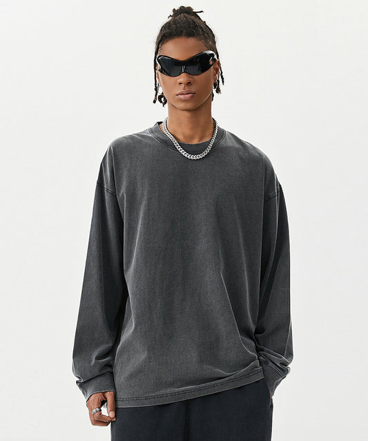 ピグメント加工ロンT / 14487