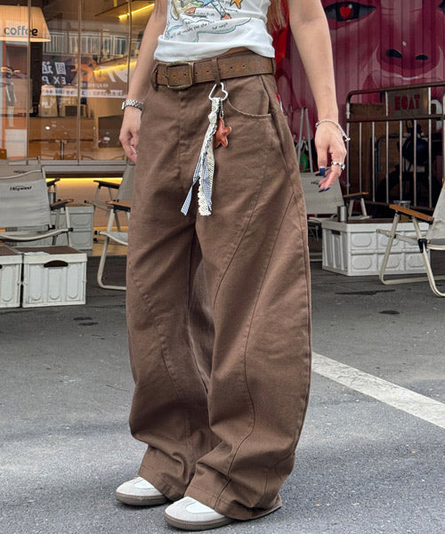 バック刺繍ロゴパンツ / 16363