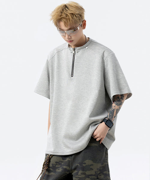 ハーフジップTシャツ / 15913