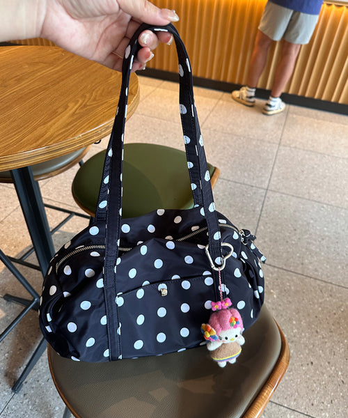 ドット柄ボストンバッグ / 15342