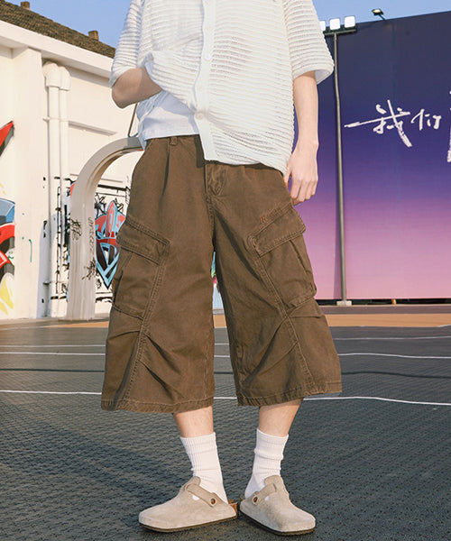 ワイドカーゴハーフパンツ / 15751