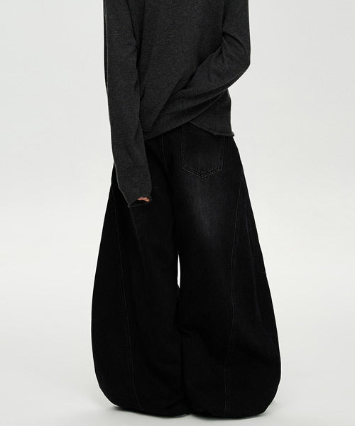 アイレットデザインカーブデニムパンツ / 15667