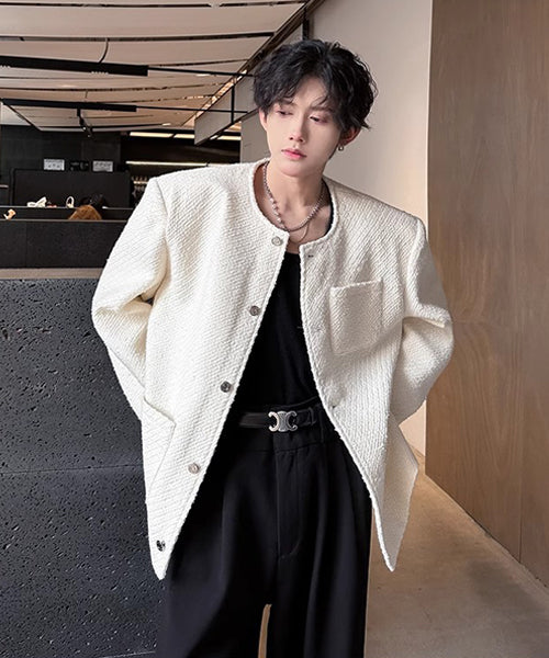 ツイードノーカラージャケット / 15550