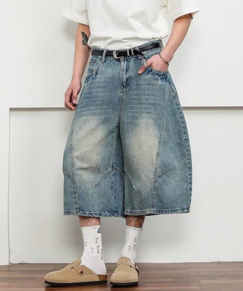 カーブハーフデニムパンツ / 15851
