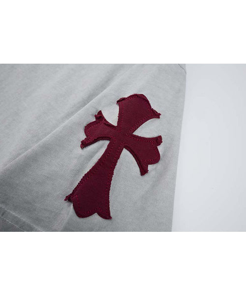 クロス刺繍ロゴTシャツ / 15794