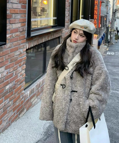 フェイクファーダッフルコート / 15410