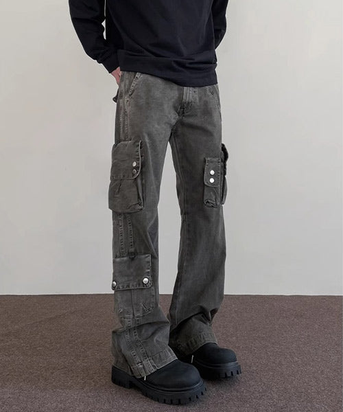 カーゴフレアデニムパンツ / 15983