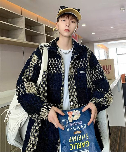 チェック柄シャツジャケット / 15596