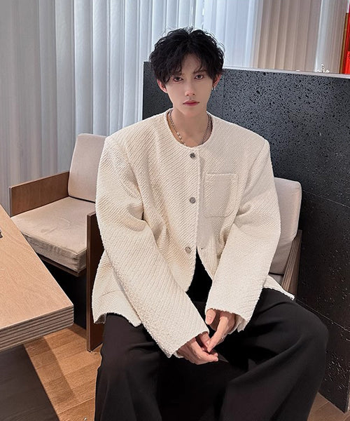 ツイードノーカラージャケット / 15550