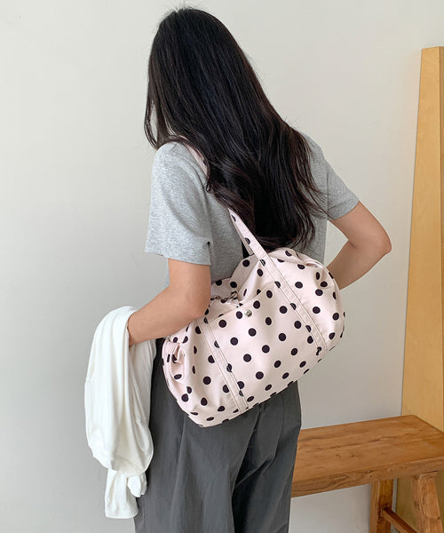ドット柄ボストンバッグ / 15342