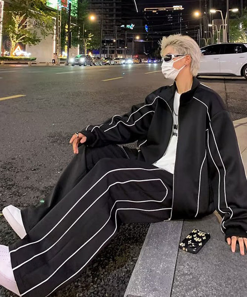 パイピングトラックジャケット＆パンツ セットアップ / 15546