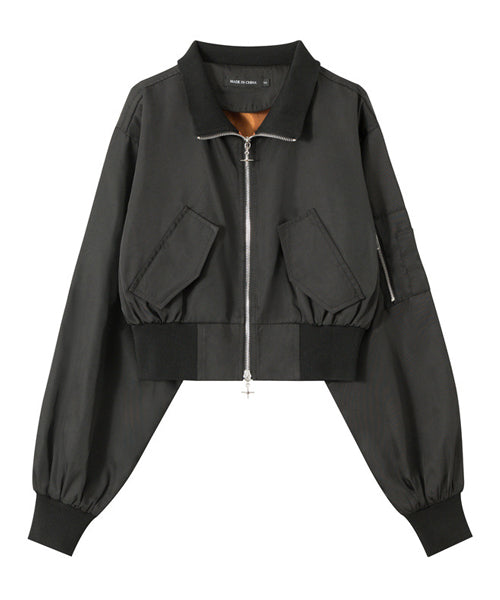 ma-1 短丈　ジャケット MA-1 ジャケット レディース ショート丈 ショートMA-1 MA1