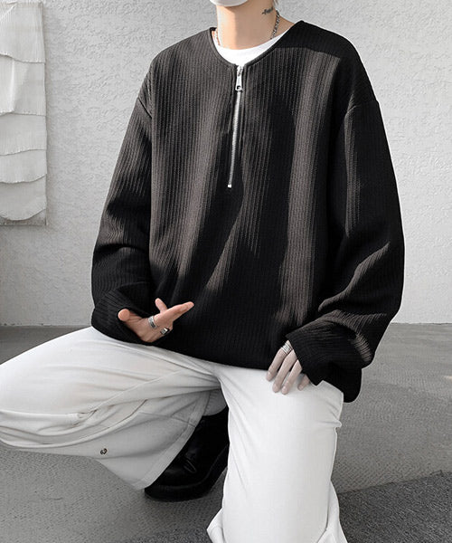 ハーフジップロンT / 15211