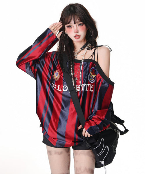 ワンショルダーゲームシャツ / 15699