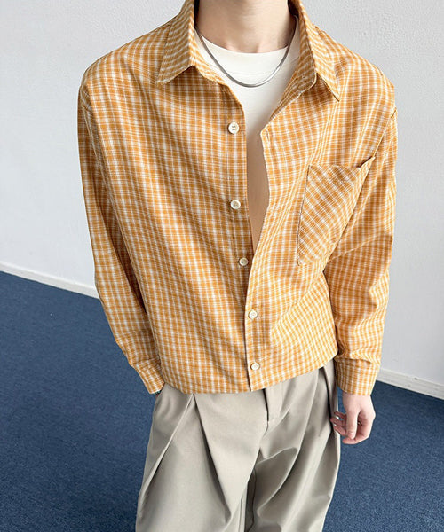 レトロチェック柄シャツ / 16257