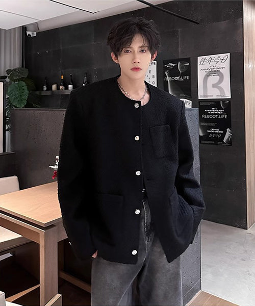 ツイードノーカラージャケット / 15550