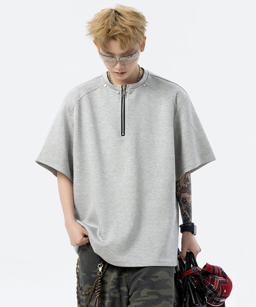 ハーフジップTシャツ / 15913