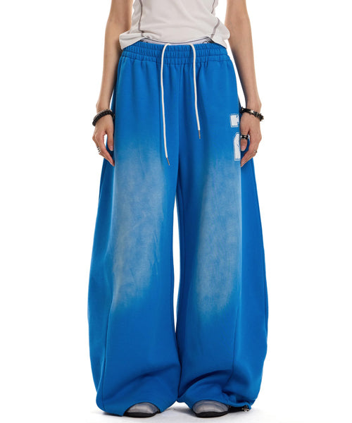 ユーズド加工ナンバーロゴスウェットパンツ / 15519